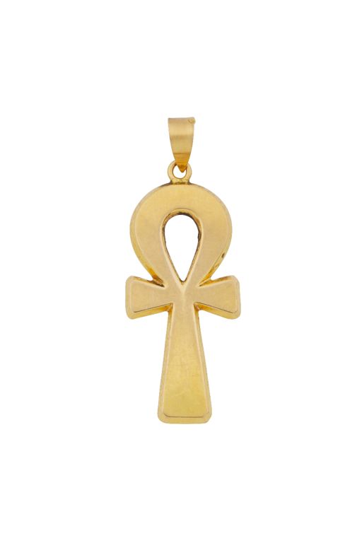 18k Yellow Gold Ankh Pendant