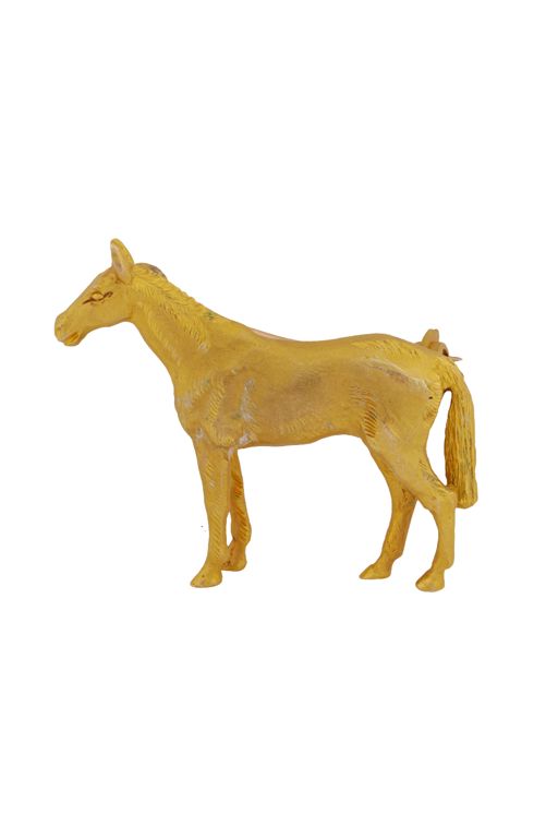 9k Yellow Gold Horse Brooch