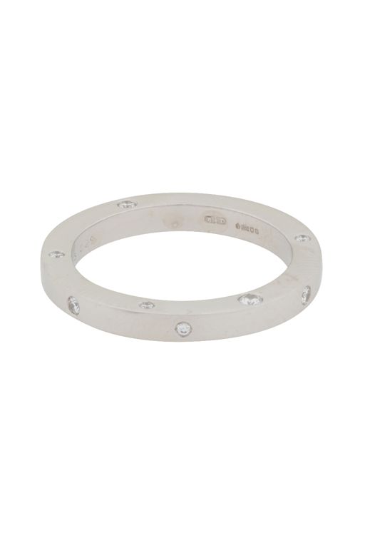 Platinum Diamond Band Ring