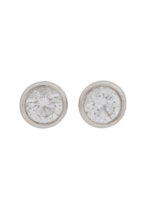 Platinum Diamond Stud Earrings