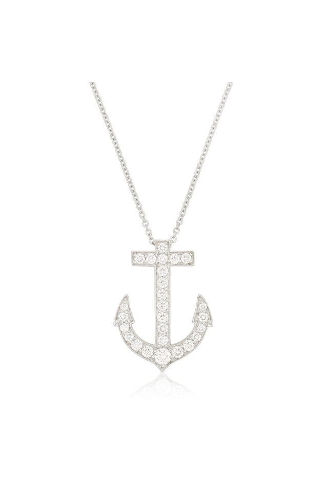 Platinum Diamond Pendant Necklace