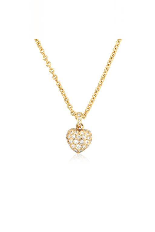 18k Gold Diamond Pendant Necklace