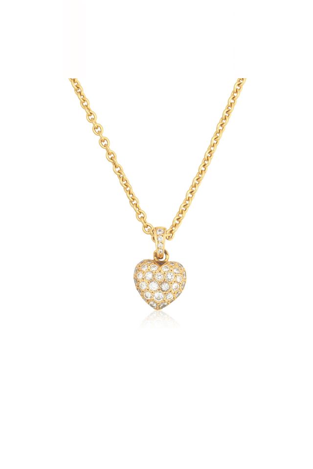 18k Gold Diamond Pendant Necklace