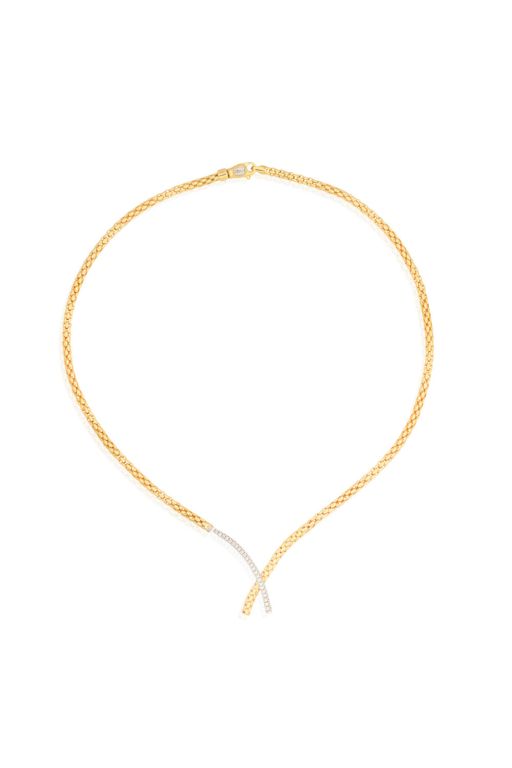 18k Gold Diamond Necklace