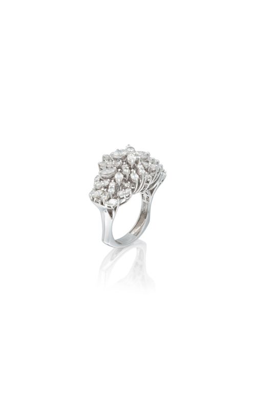 17k Gold Diamond Ring