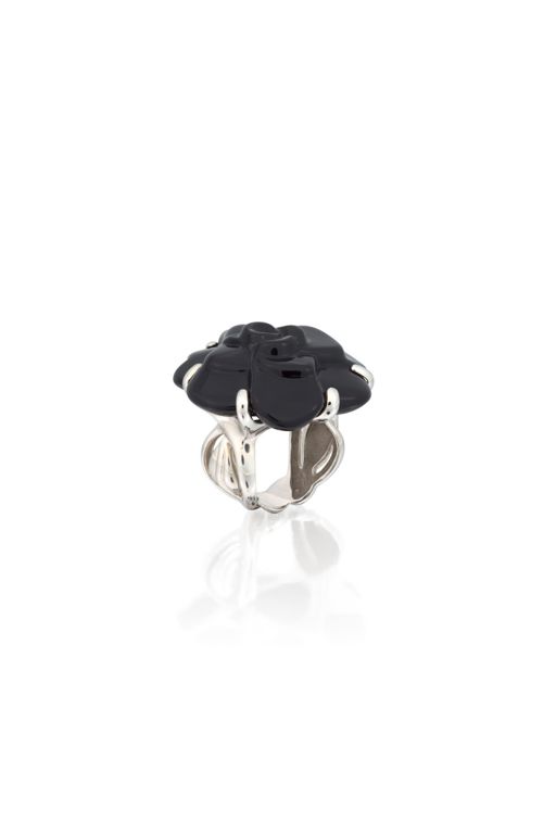 18k Gold Onyx Ring