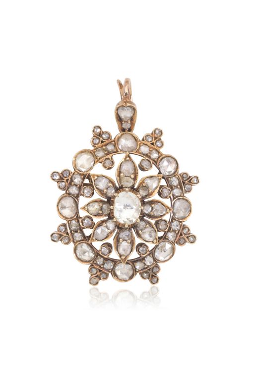 Gold Diamond Pendant