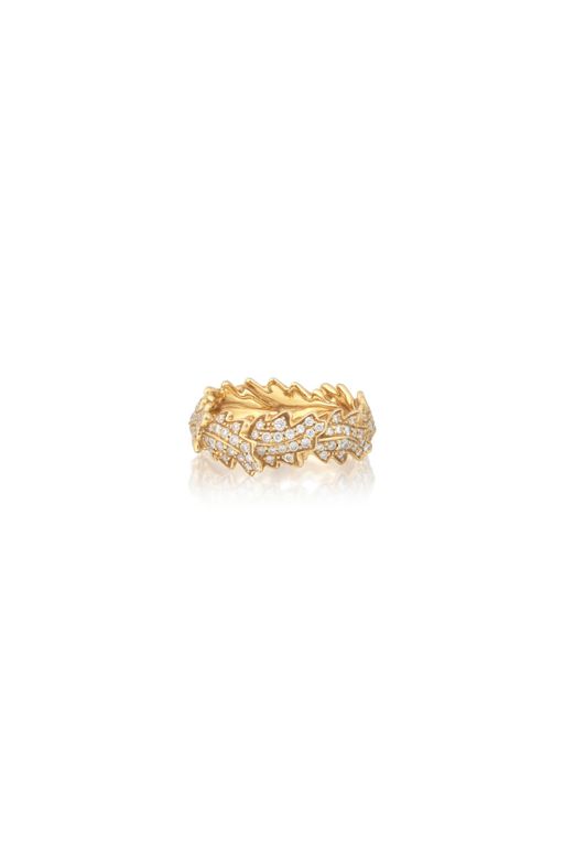 18k Gold Ruby and Diamond Ring