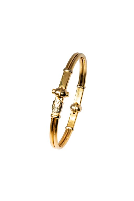 18k Yellow Gold Bangle Bracelet