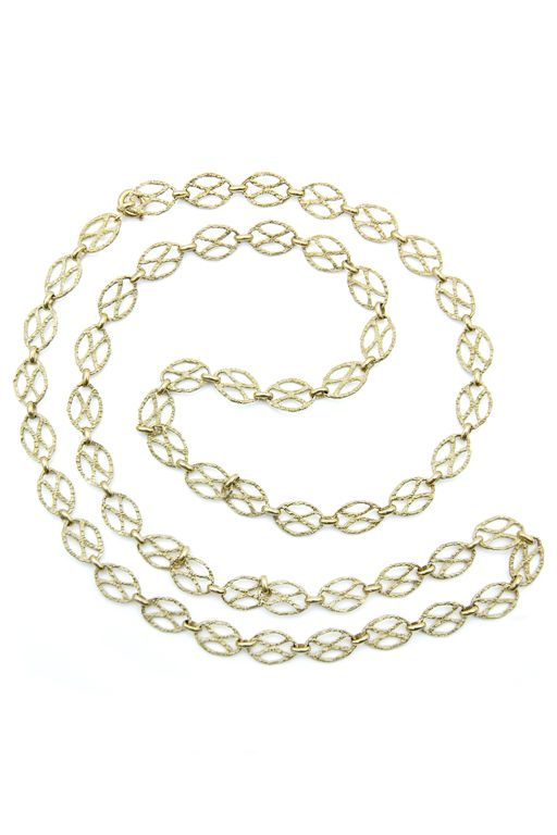 18k Yellow Gold Chain Necklace