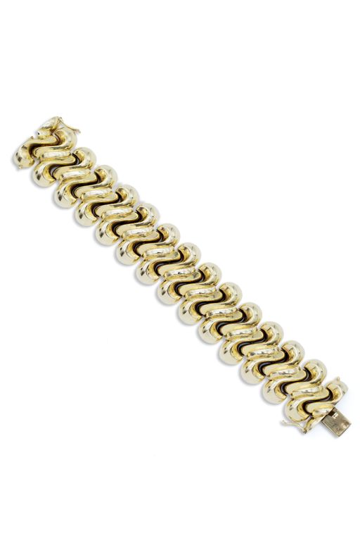 14k Yellow Gold Modular Bracelet