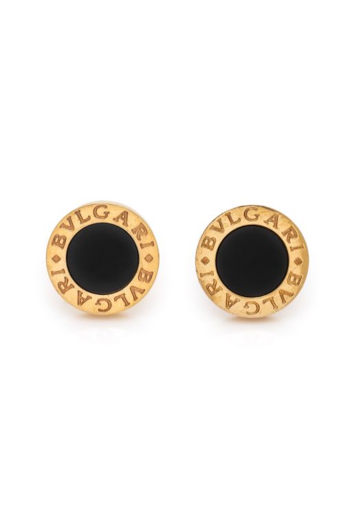 18k Gold Onyx Cufflinks