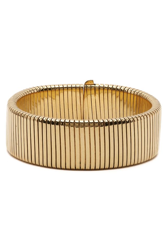 14k Yellow Gold Tubogas Bracelet
