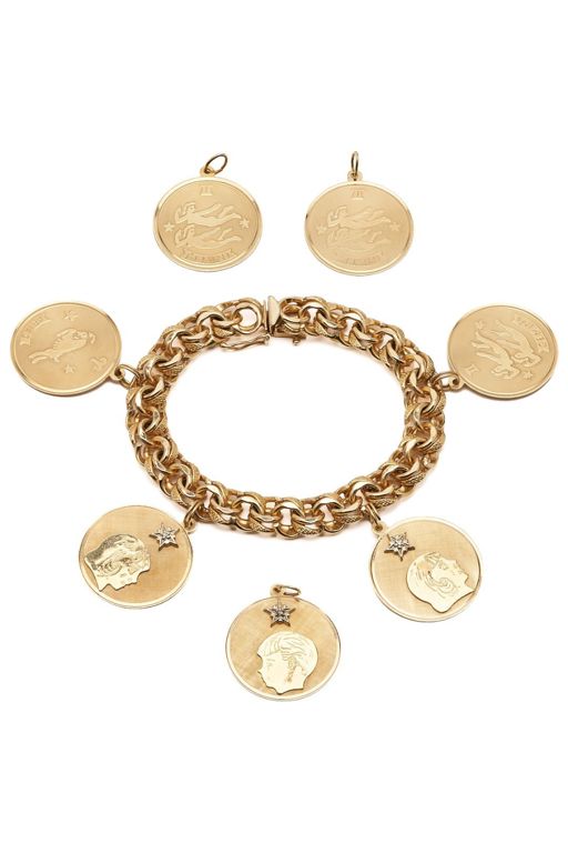 14k Yellow Gold Charm Bracelet