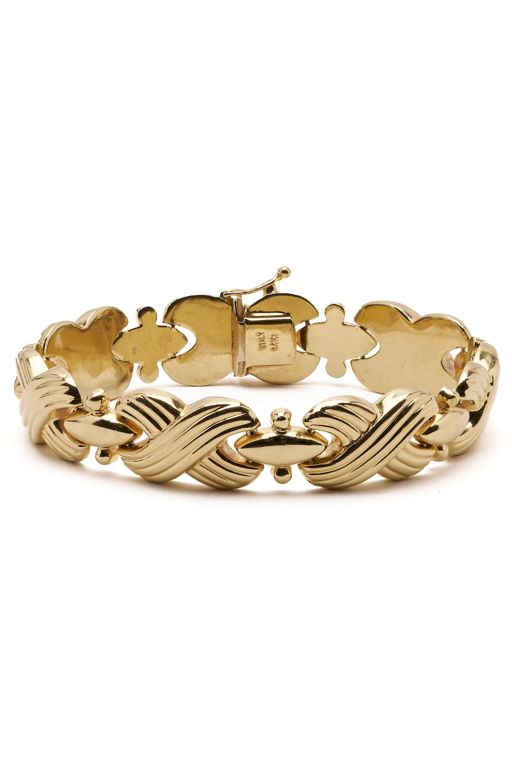 14k Yellow Gold Link Bracelet