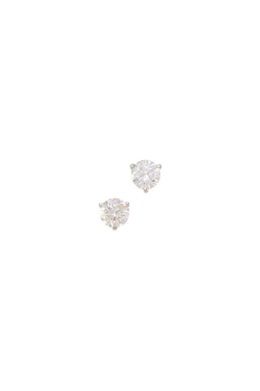 Pair of 18k Gold Diamond Earrings