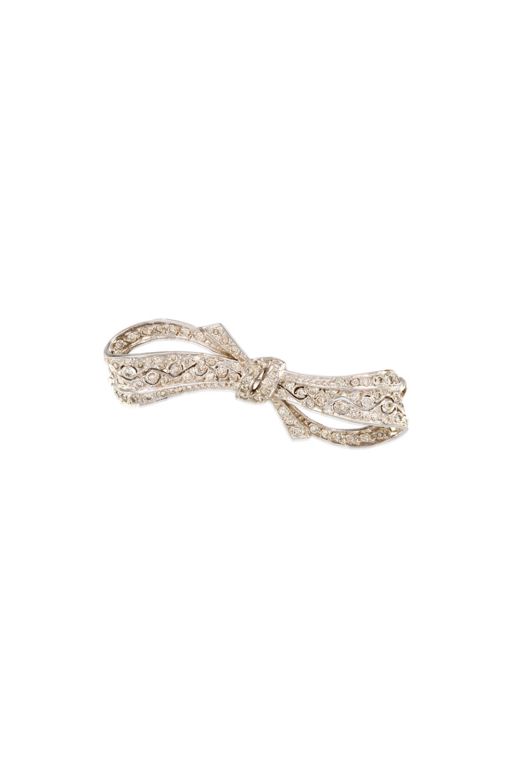 14k Gold Diamond Brooch