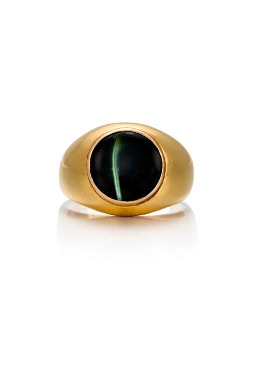 11k Gold Diopside Ring