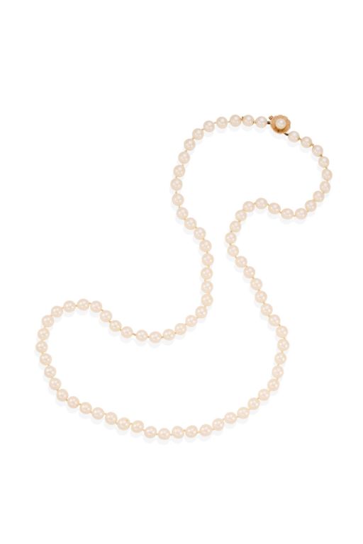 14k Gold Pearl Necklace