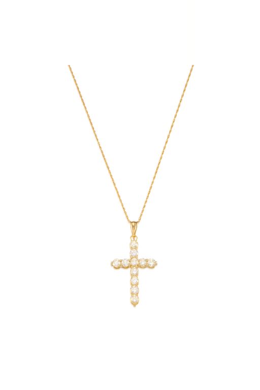 14k Gold Diamond Pendant Necklace