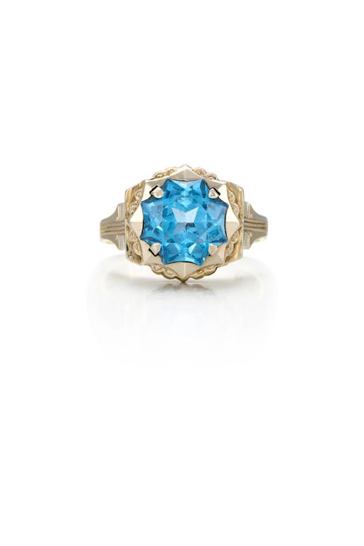 14k Gold Spinel Ring