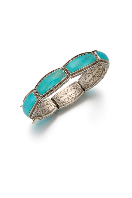 Silver Turquoise Bracelet
