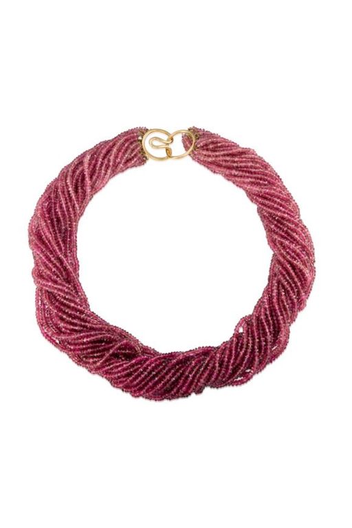 14k Gold Tourmaline Necklace
