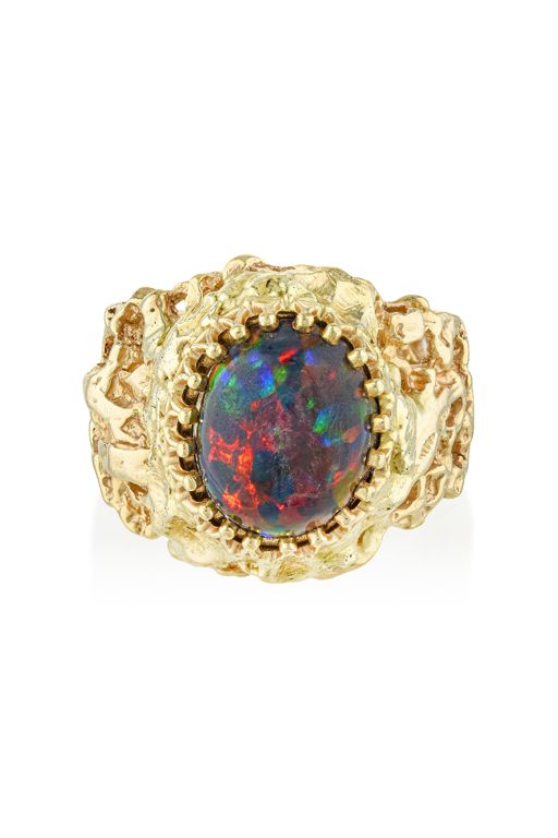 14k Gold Opal Ring