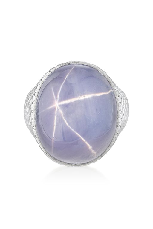 Platinum Sapphire Ring