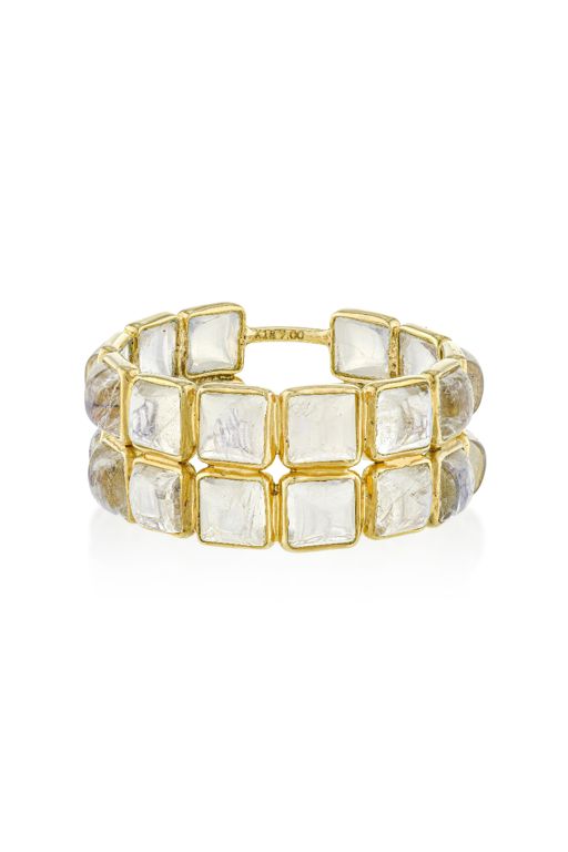 18k Gold Moonstone Ring