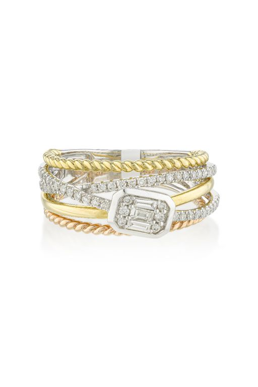 14k Gold Diamond Ring