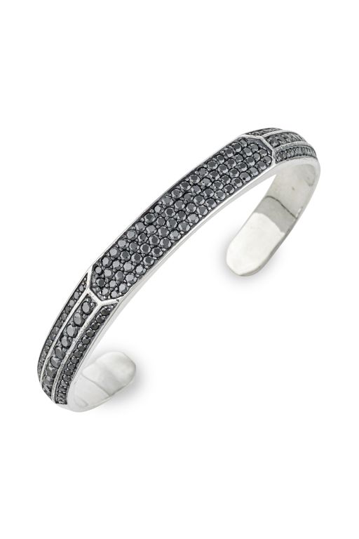 Sterling Silver Diamond Bracelet