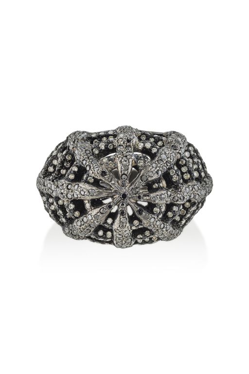 Sterling Silver Diamond Ring
