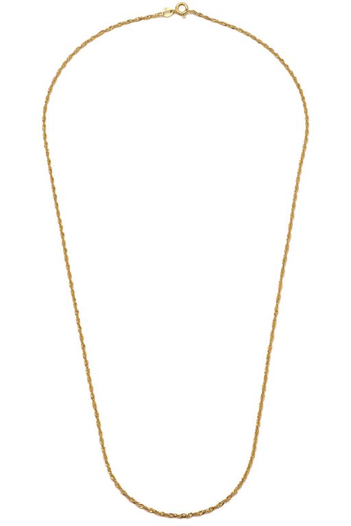 21k Yellow Gold Chain Necklace