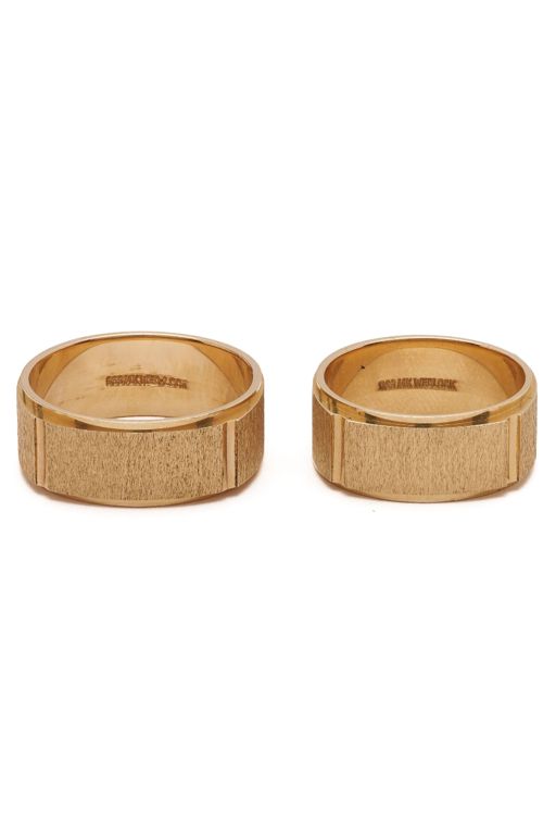 Two 14k Yellow Gold Wedding Rings