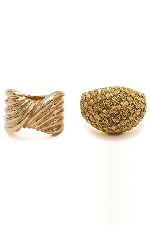 Two Yellow Gold Rings