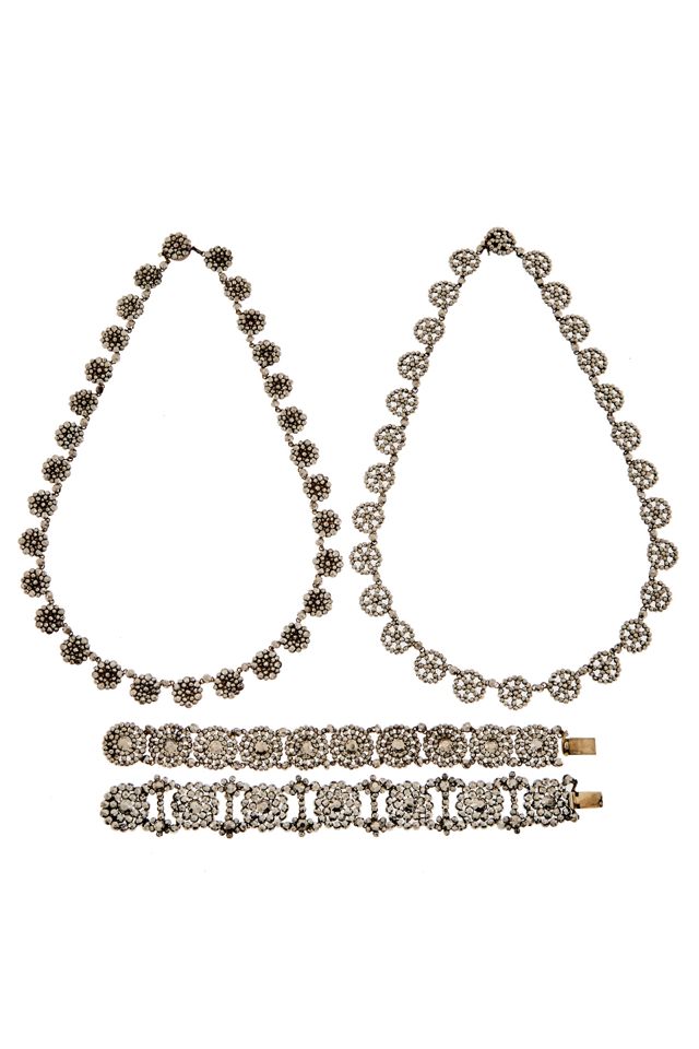 Steel Bracelet and Necklace