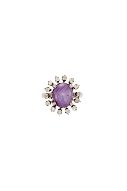 14k Gold Ruby and Diamond Ring