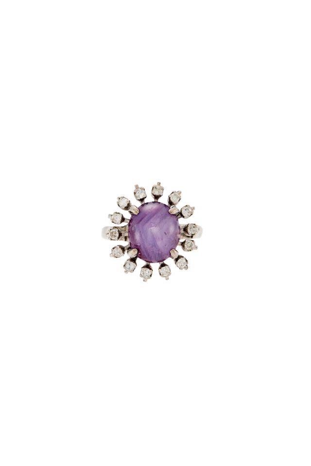 14k Gold Ruby and Diamond Ring