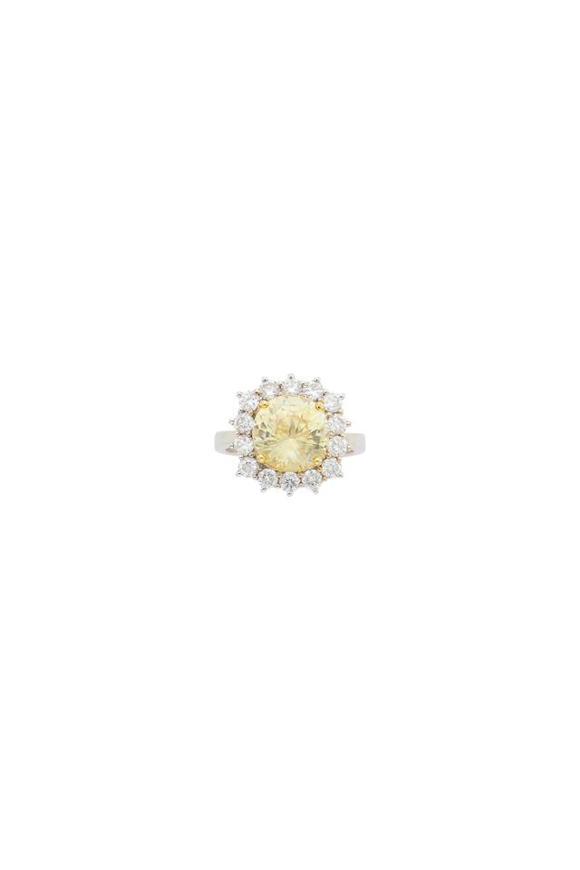 14k Gold Sapphire and Diamond Ring