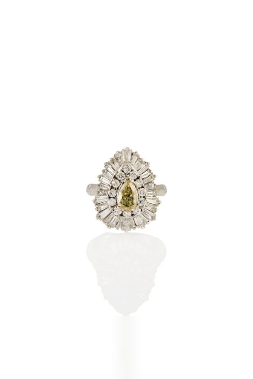 Platinum Diamond Ring/Pendant
