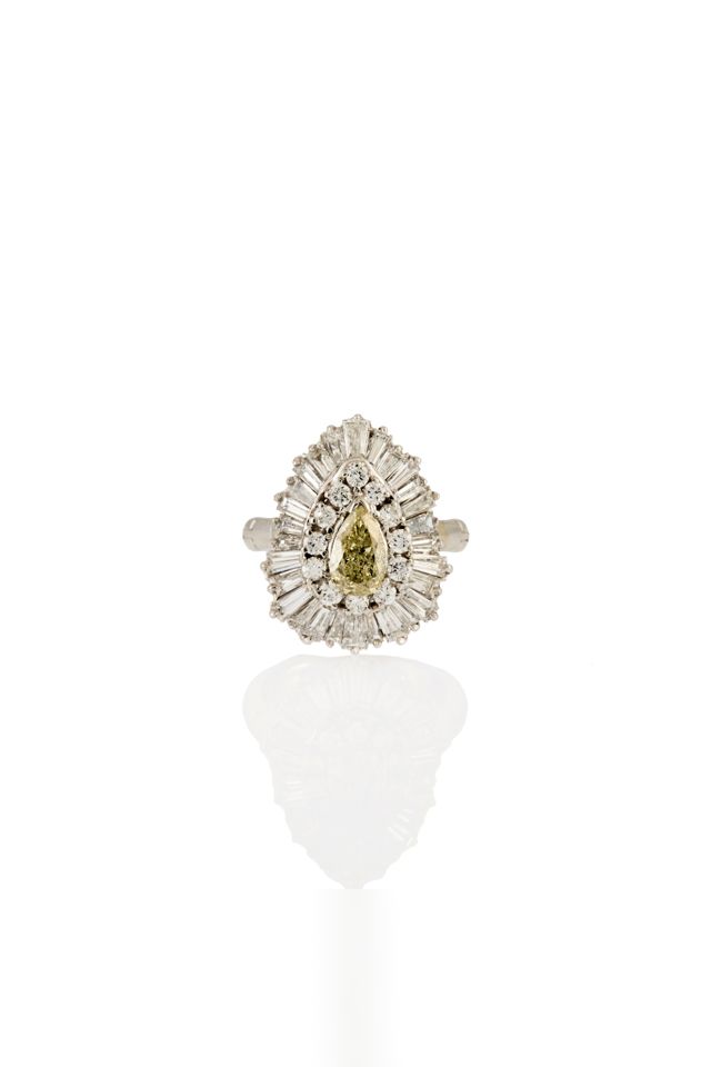 Platinum Diamond Ring/Pendant