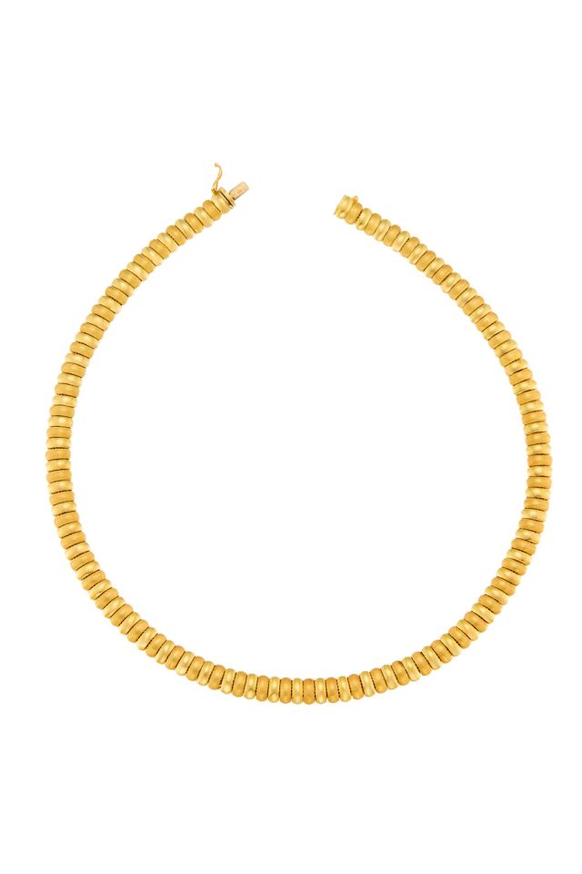 14k Gold Collar Necklace
