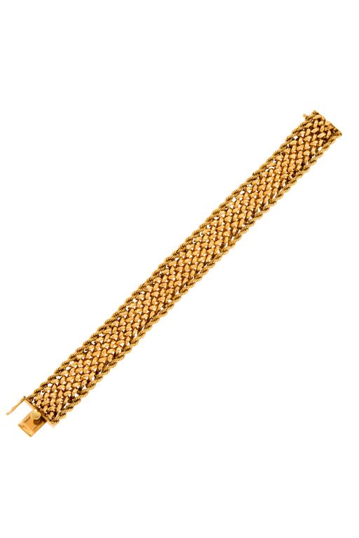 14k Gold Woven Bracelet