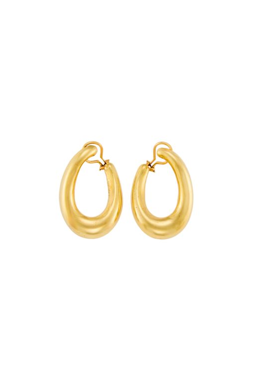 Pair of 14k Gold Hoop Earrings