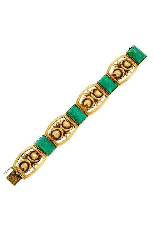 14k Gold Amazonite Bracelet