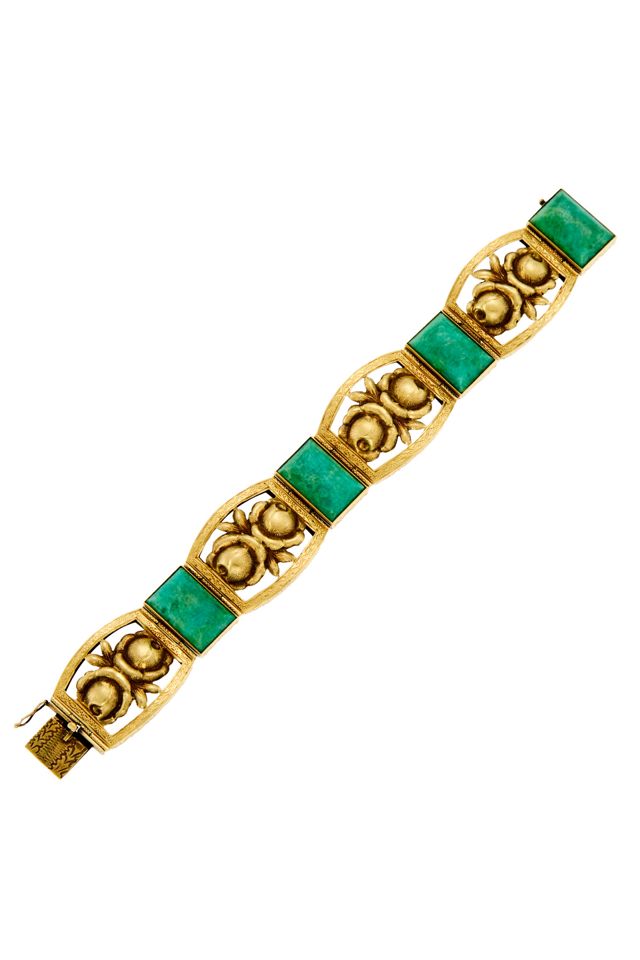 14k Gold Amazonite Bracelet