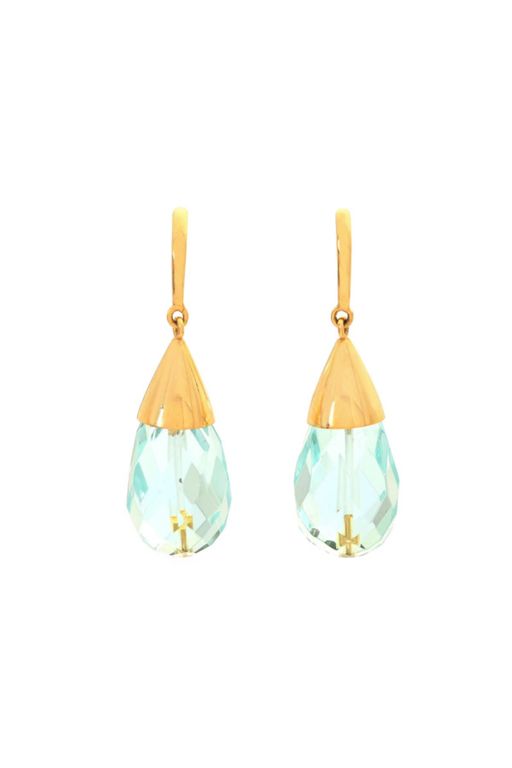 18k Gold Paste Earrings