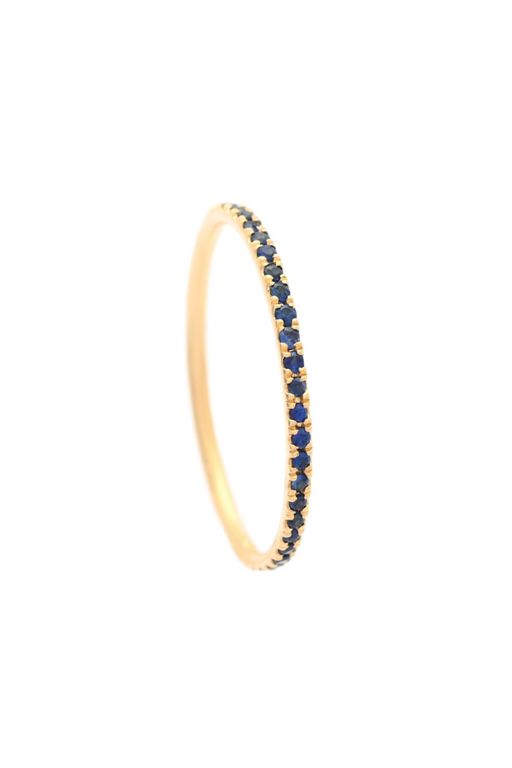 18k Gold Sapphire Eternity Ring