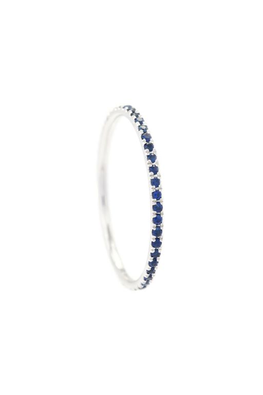 18k Gold Sapphire Eternity Ring
